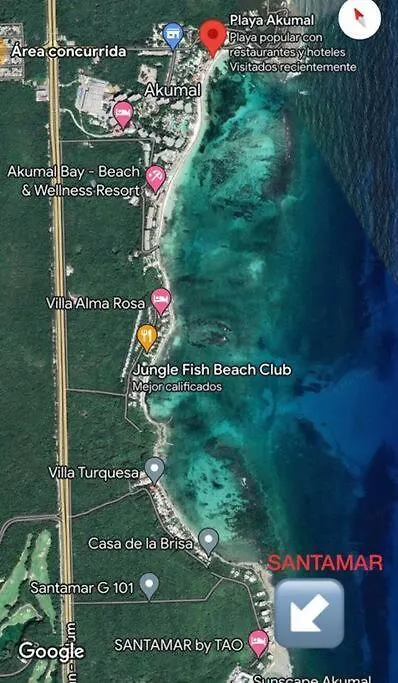 Ground Level Garden Condo At Akumal South By Tao Santamar Apartment